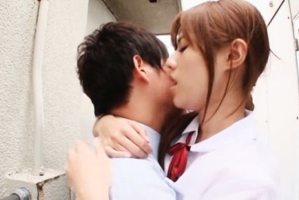 Alluring teen cutie Rina Rukawa fucked by horny classmates